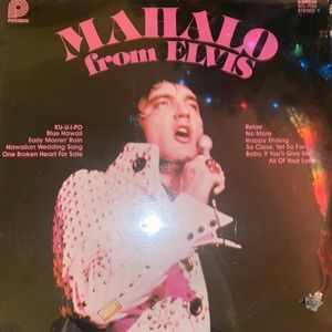 Mahalo from Elvis original record